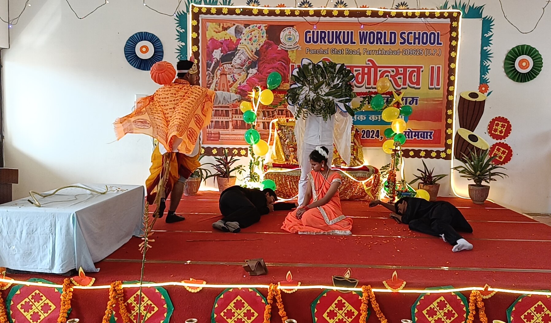 Dr. A.P.J Abdul Kalam in Gurukul School Farukhabad